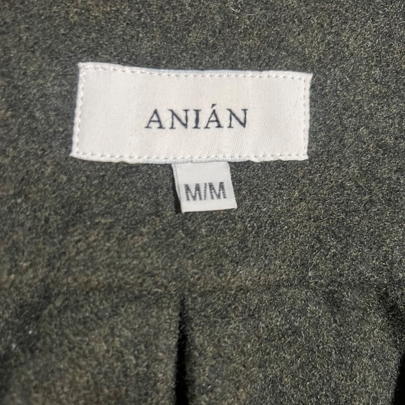 Anian modern melton wool overshirt - Picture 3 of 3
